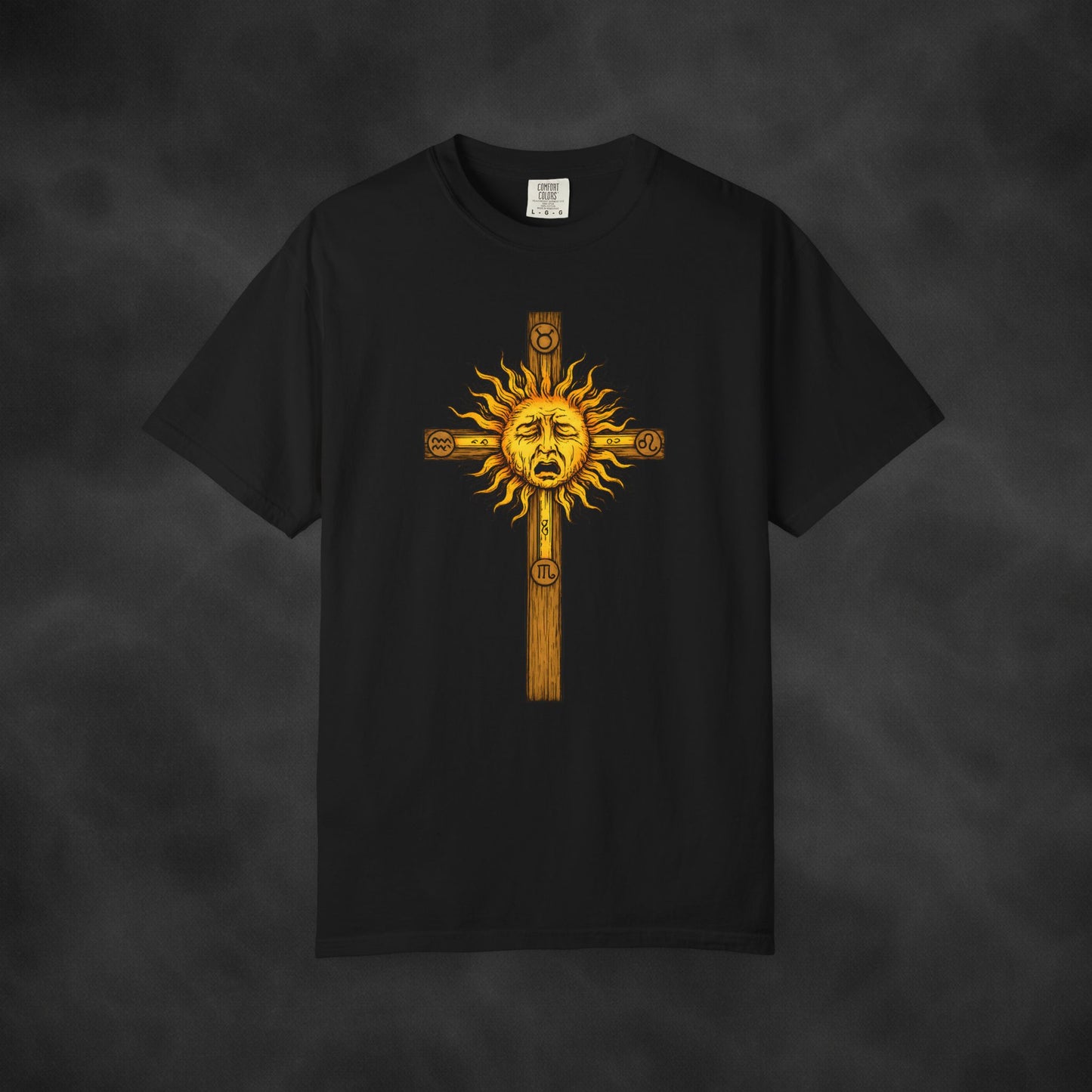 Sun gods dies on crosses